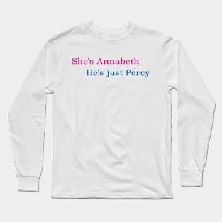 Annabeth is literally Barbie Long Sleeve T-Shirt